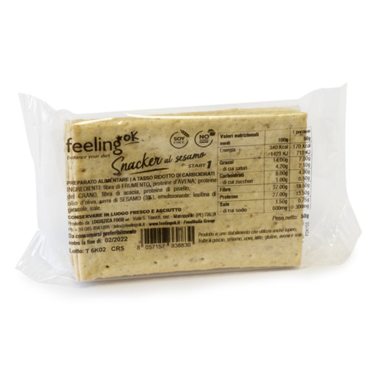 FEELING OK SNACKER SESAMO 50G