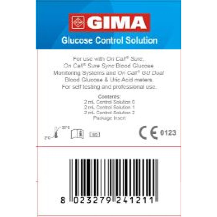 SOLUZIONE CONT GLUCOMETRO GIMA