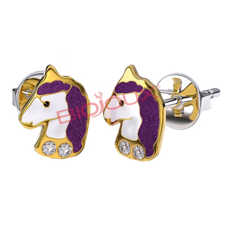 BJT702 ORECCHINI VIOLET UNI GP