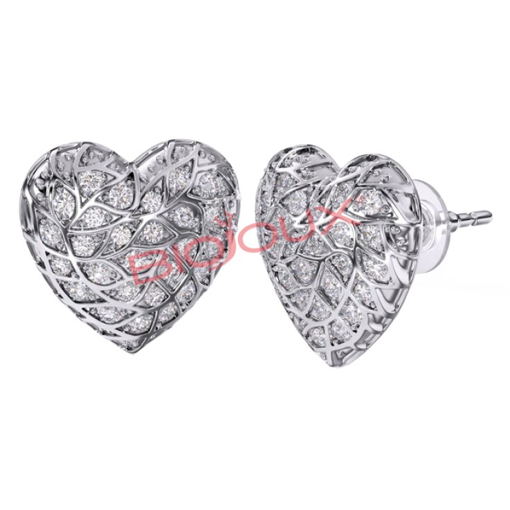 BJT216 ORECCHINI LOVE ME CR SS