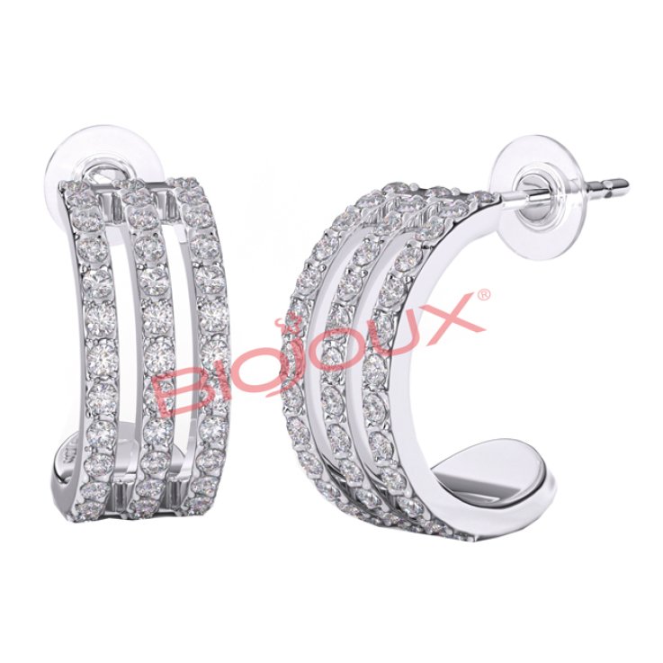 BJT202 ORECCHINI MIAMI HOOP SS