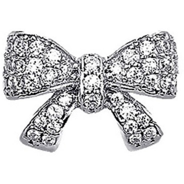 BJT208 ORECCHINI BOW TIE CR SS