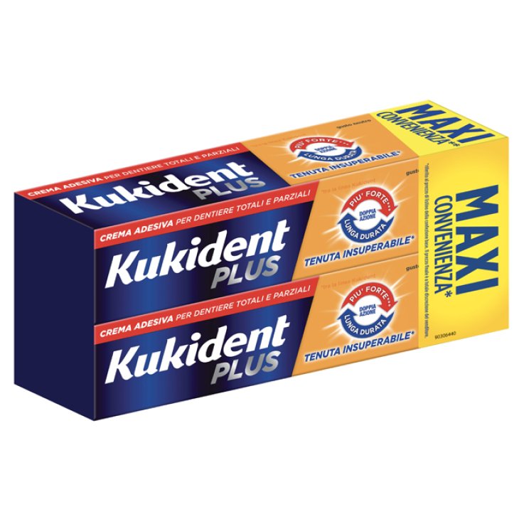 Kukident Plus Doppia Az 2x65g