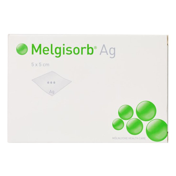 MELGISORB AG MEDICAZIONE 5X5CM MELGISORB AG MEDICAZIONE 5X5CM