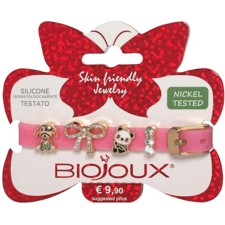 BJB013 BRACCIALE SILIC PINK GP