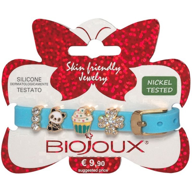 BJB018 BRACCIALE SIL L/BLU GP