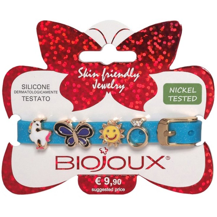 BJB019 BRACCIALE SIL BLUE GP