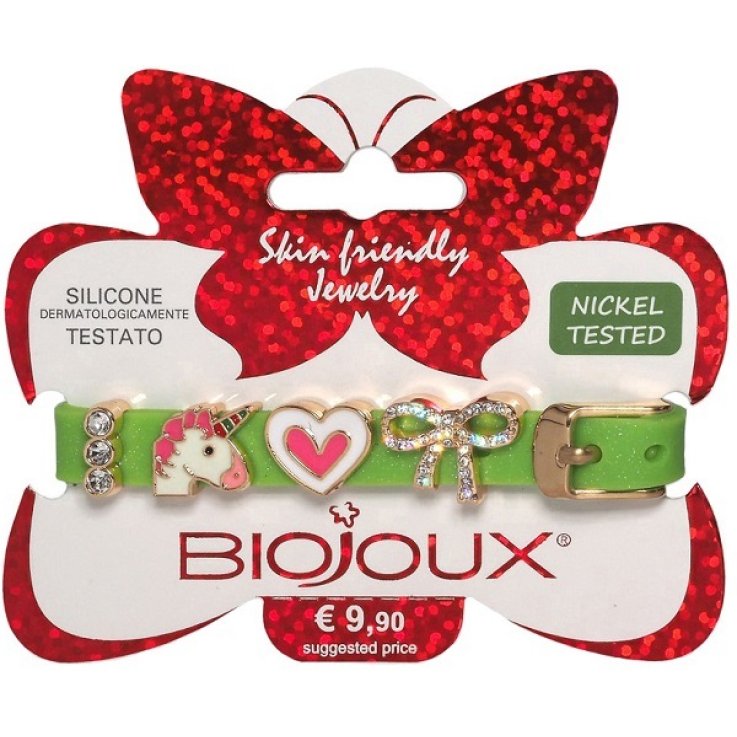 BJB020 BRACCIALE SIL GREEN GP