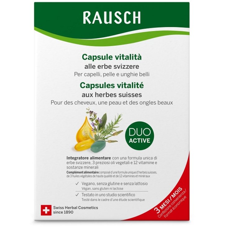 RAUSCH CAPSULE VITALITA'180CPS RAUSCH CAPSULE VITALITA'180CPS