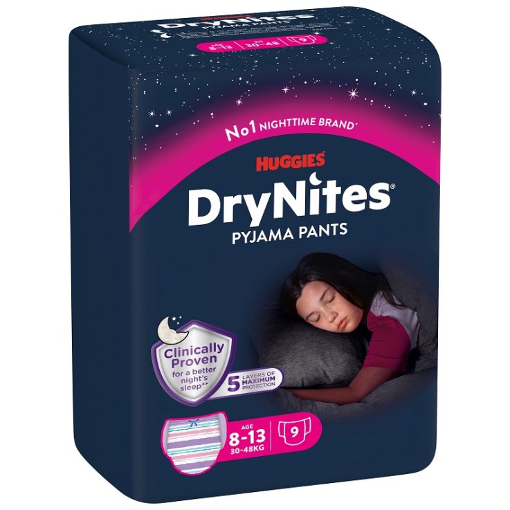 HUGGIES DRYNITES GIR 27/57KG 9PZ