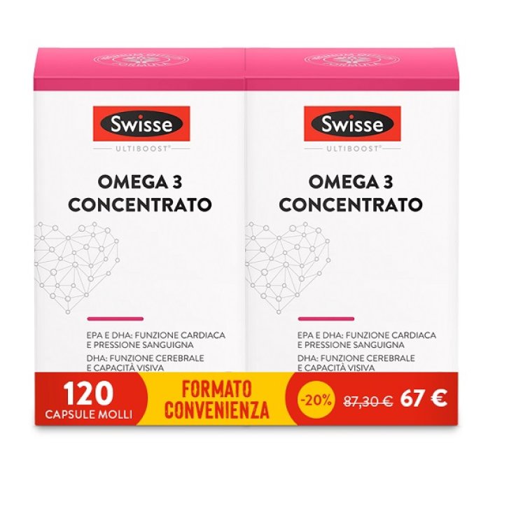 SWISSE OMEGA3 CONC60CPS BIPACK