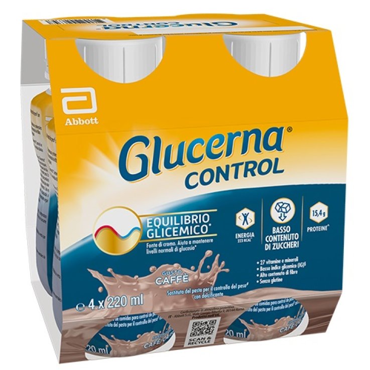 GLUCERNA CONTROL CAFFE'4X220ML