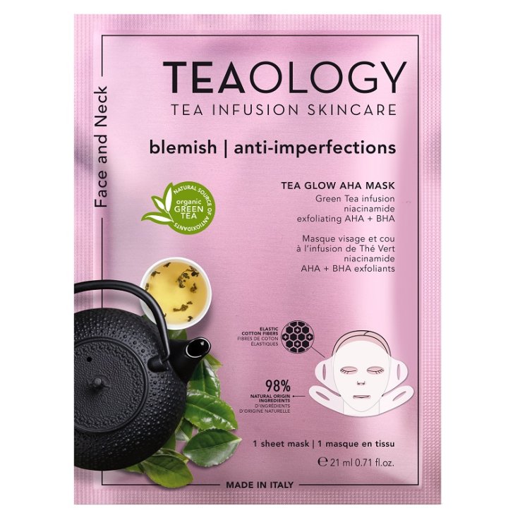 TEAOLOGY TEA GLOW AHA MASK21ML