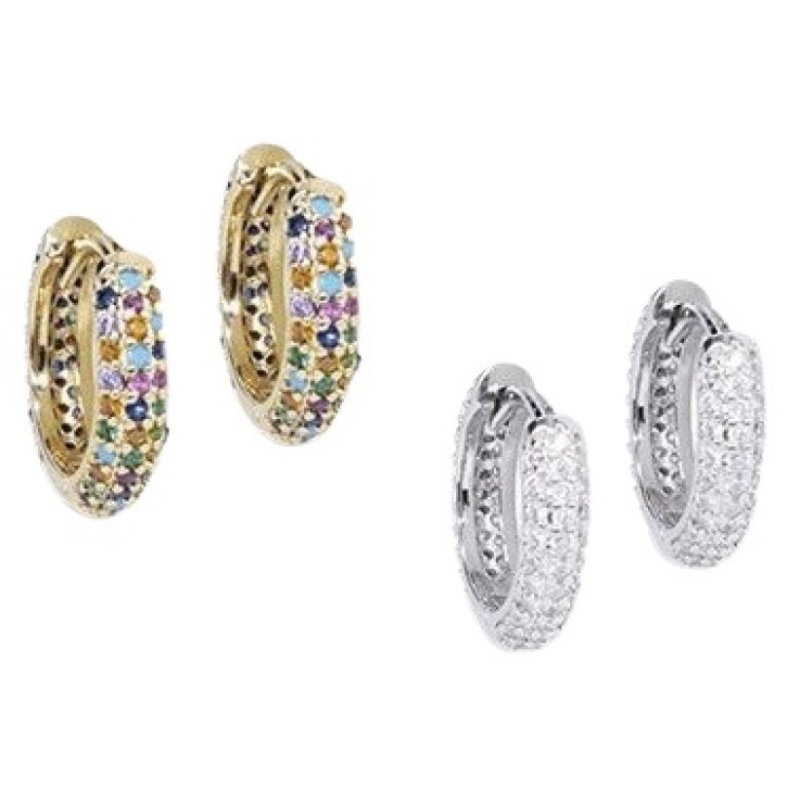 CDL ORECCHINI CERCHIO ZIRCONIA