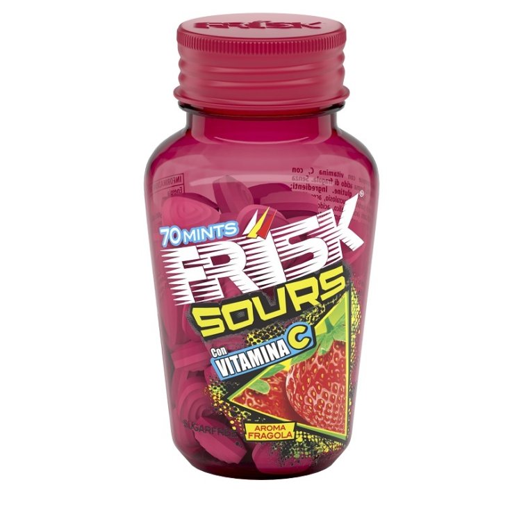 FRISK SOUR STRAWBERRY 49G