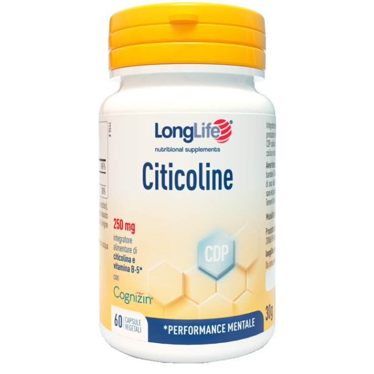 LONGLIFE CITICOLINE 60CPS VEG