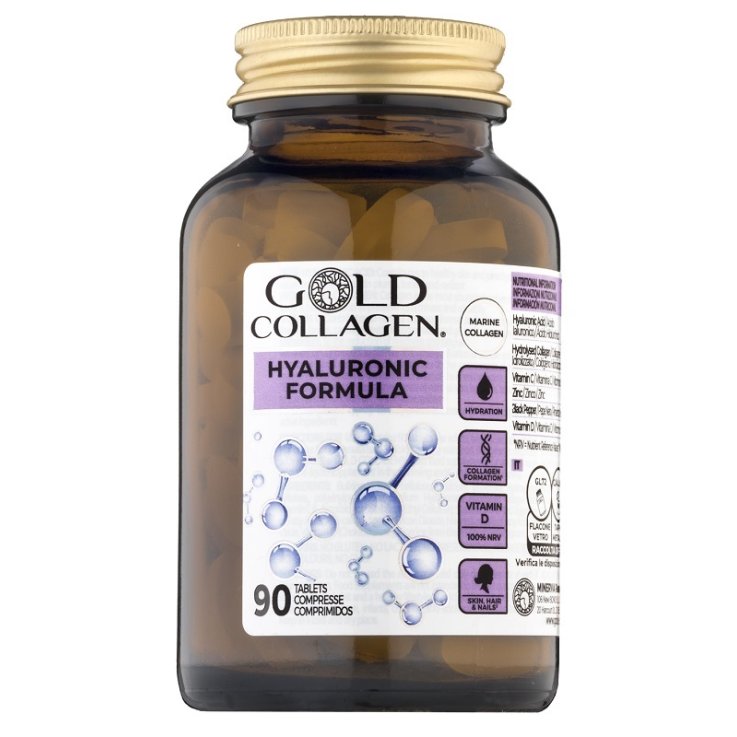 Gold Collagen Hyaluronic 90cpr