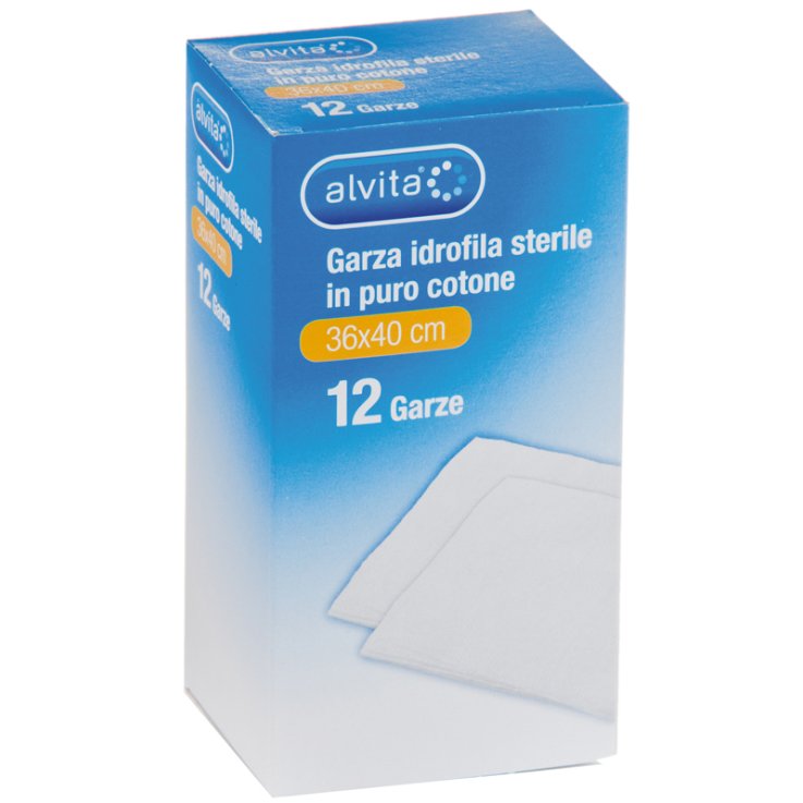 ALVITA GARZA IDROF 36X40CM 12P