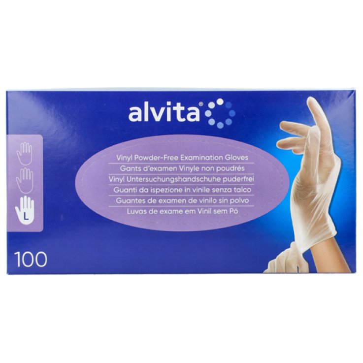 ALVITA GUANTI VINILE S/TALCO L