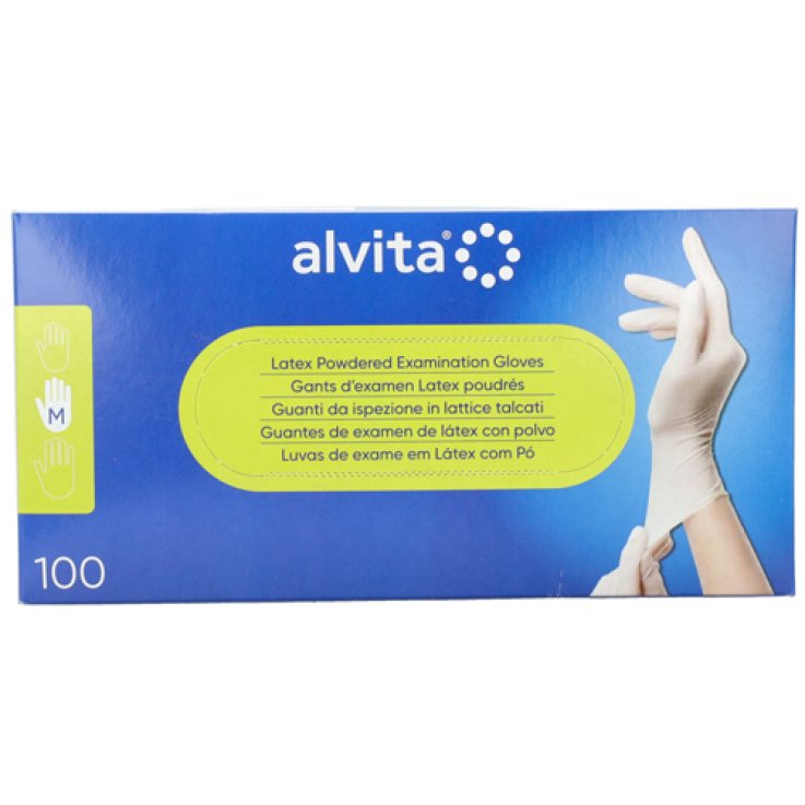ALVITA GUANTI LATTICE M 100PZ