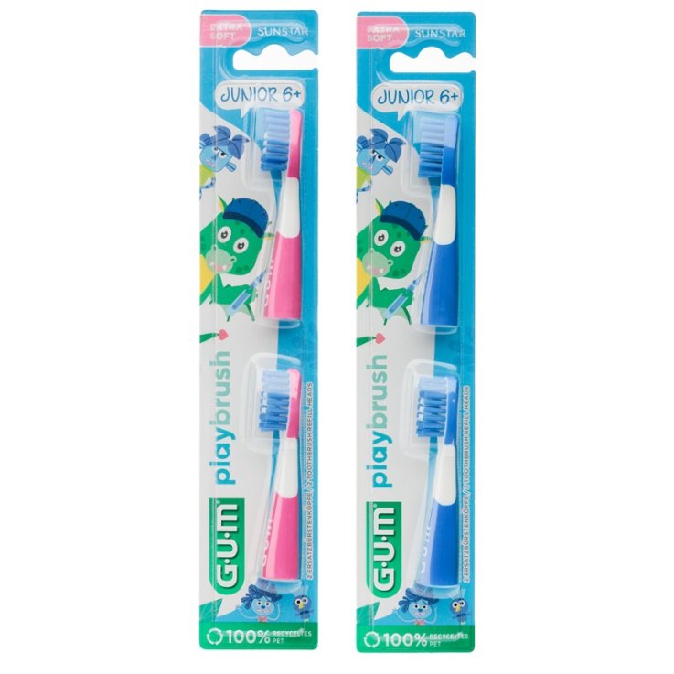 GUM PLAYBRUSH SPAZZ J 6+ BLU
