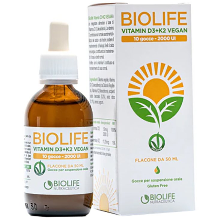BIOLIFE VITAMIN D3+K2 VEGAN