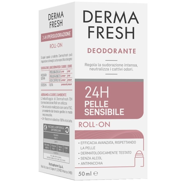 DERMAFRESH 24H P/SENS ROLL50ML