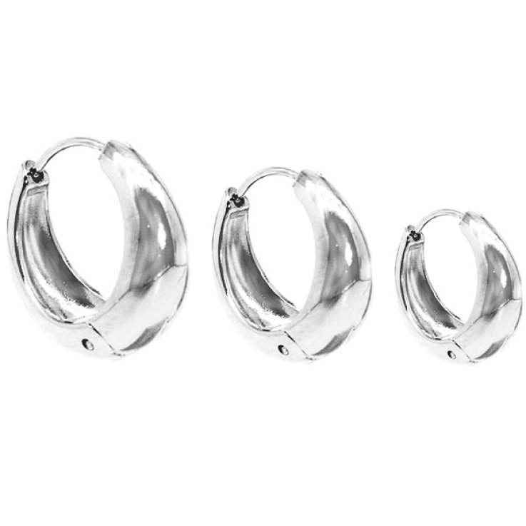 CDL ORECCH ACCIAIO SILVER