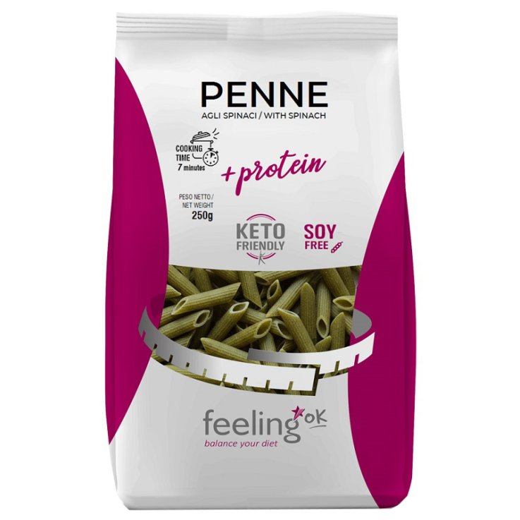 FEELING OK PENNE SPINACI 250G