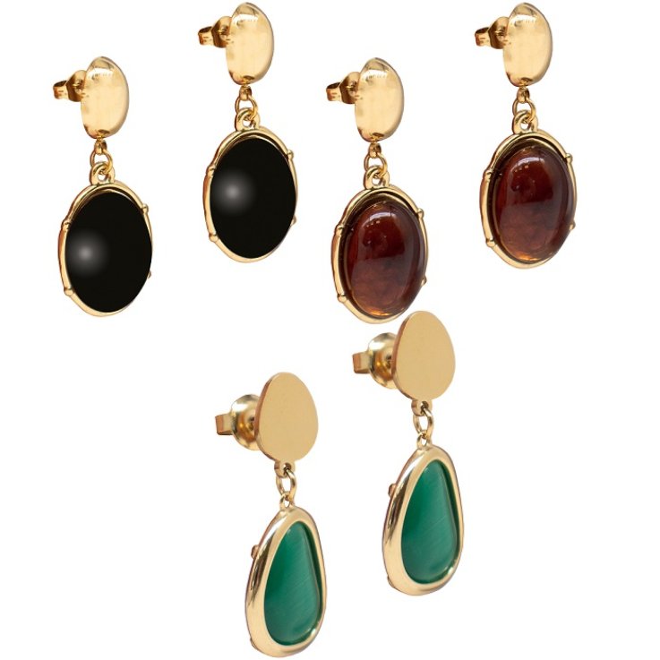 CDL ORECCHINI ACCIAIO FASHION