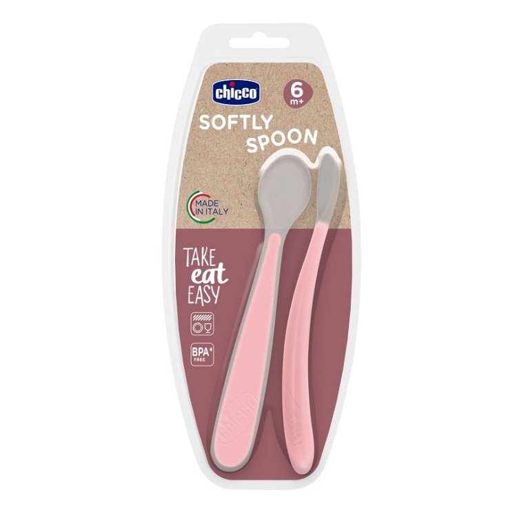 CH CUCCHIAIO SIL DOPP ROSA 6M+