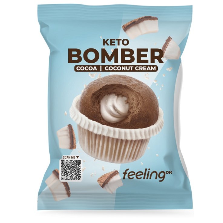 FEELING OK KETO BOMBER COCOA