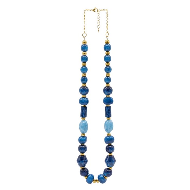 CDL COLLANA PIETRE RESINA