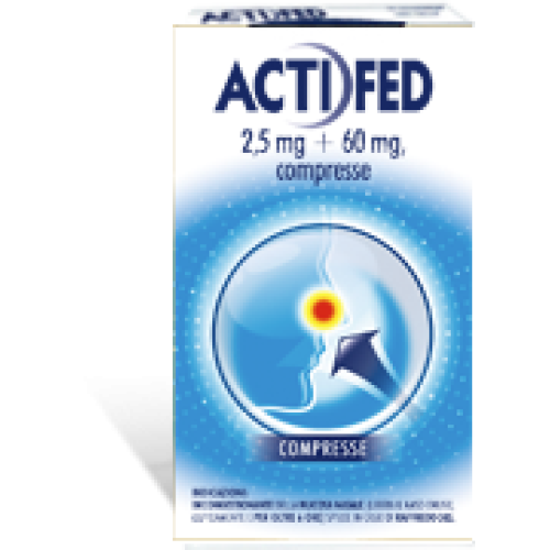 Actifed*12cpr 2,5mg+60mg
