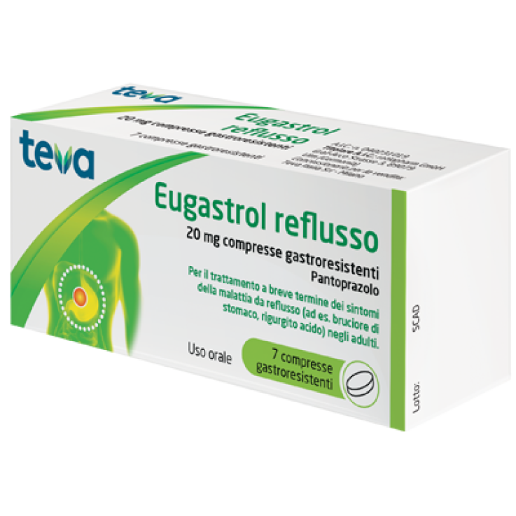 EUGASTROL REFLUSSO*7CPR 20MG