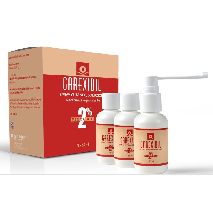 Carexidil*3fl Soluz Cut 60ml2%