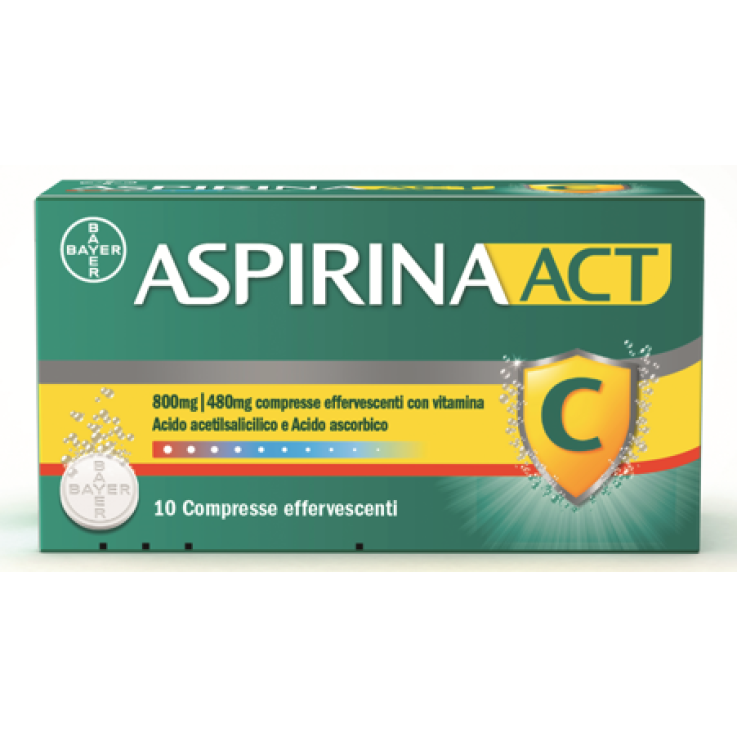 Aspirinaact*10cpr Eff800+480mg