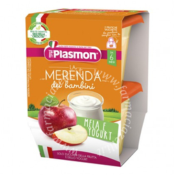 Plasmon Omogeneizzato Banana/Mela/Biscotti/Miele 120 G X 3 Pezzi