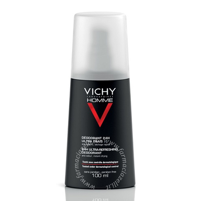Vichy Homme Deodorante 24H ultra -fresco Spray 100 ml