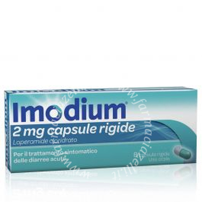 Imodium 2 mg capsule rigide 12 capsule in blister pvc/al