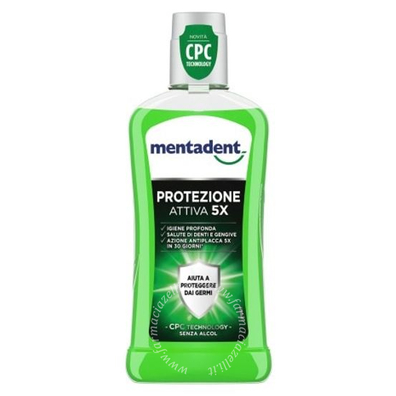 Mentadent collutorio protezione attiva 400 ml