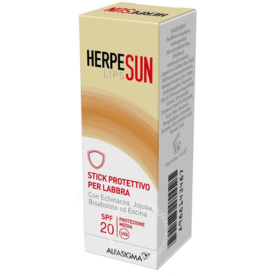 Herpesun lip stick labbra spf 20 5 ml