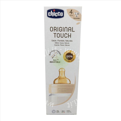 Chicco biberon original 330ml touch regular girl con tettarella in caucciu