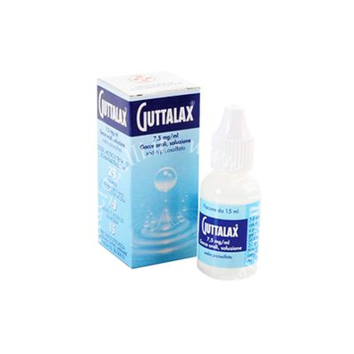 Guttalax 7,5 mg/ml gocce orali, soluzione  7,5 mg/ml gocce, soluzione orale flacone da 15 ml 